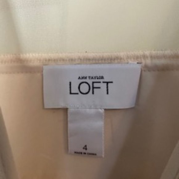 Ann Taylor Chiffon Satin and Velvet Dress - Picture 3 of 5